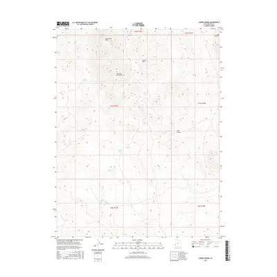 2017 Map of Lopers Spring, 2017 Print