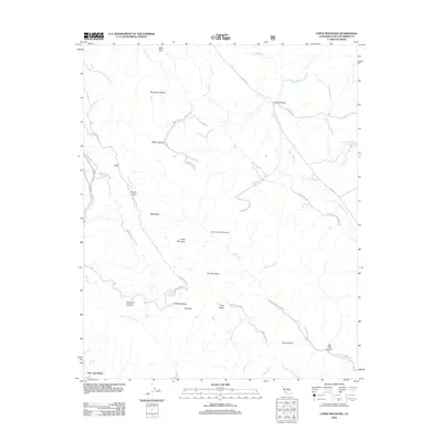 2012 Map of Lopez Mountain, 2012 Print