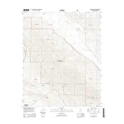 2015 Map of Lopez Mountain, 2015 Print