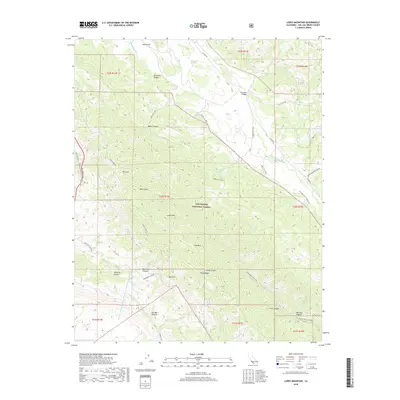 2018 Map of Lopez Mountain, 2018 Print