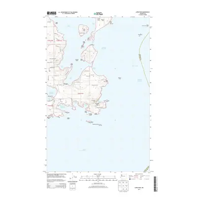 2014 Map of Lopez Pass, 2014 Print