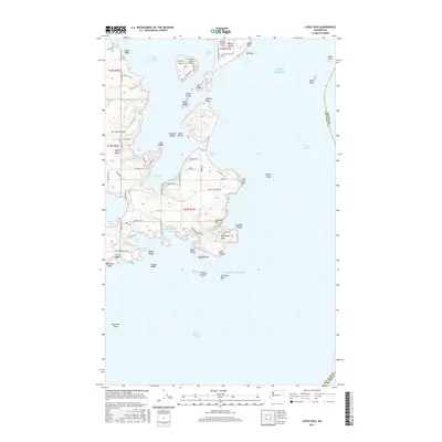 2017 Map of Lopez Pass, 2017 Print