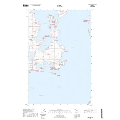 2020 Map of Lopez Pass, 2020 Print