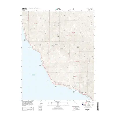 2015 Map of Lopez Point, 2015 Print