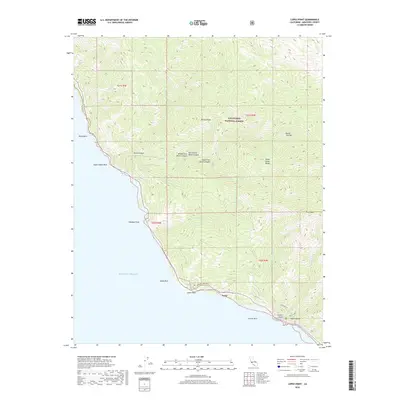 2018 Map of Lopez Point, 2018 Print