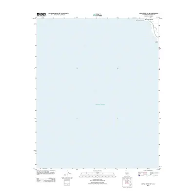 2012 Map of Lopez Point OE W, 2012 Print