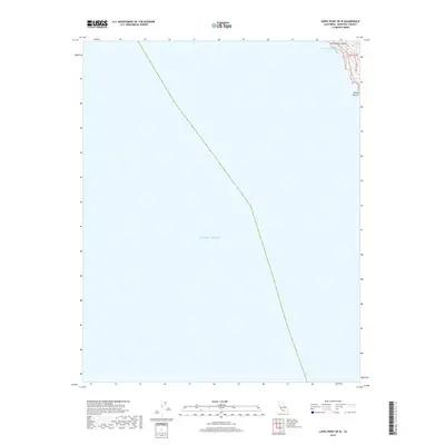 2018 Map of Lopez Point OE W, 2018 Print