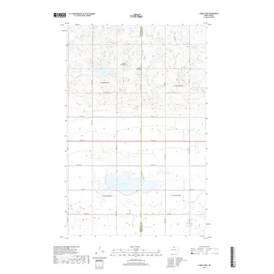 2017 Map of Lords Lake, 2017 Print