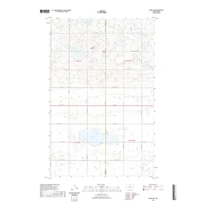 2020 Map of Lords Lake, 2020 Print