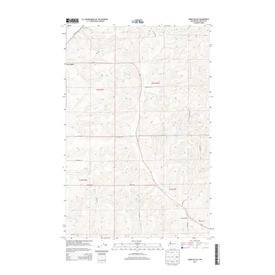 2013 Map of Lords Valley, 2013 Print