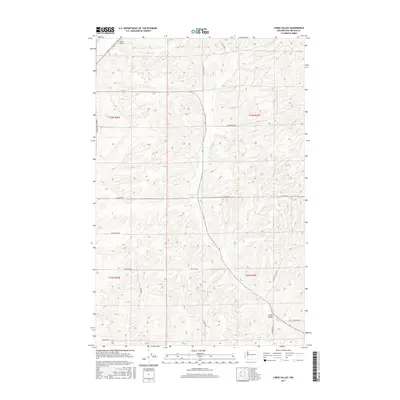 2017 Map of Lords Valley, 2017 Print