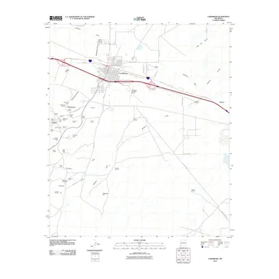 2010 Map of Lordsburg, 2010 Print