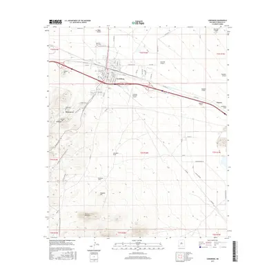 2017 Map of Lordsburg, 2017 Print