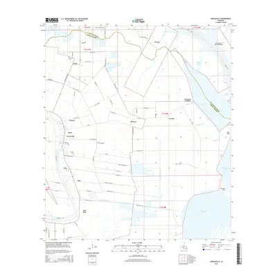 2015 Map of Loreauville, 2015 Print