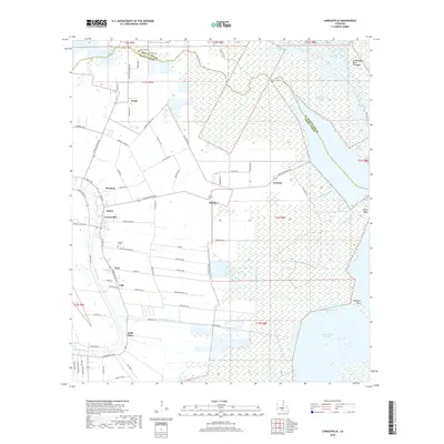 2018 Map of Loreauville, 2018 Print
