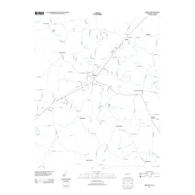 2013 Map of Loretto, 2013 Print
