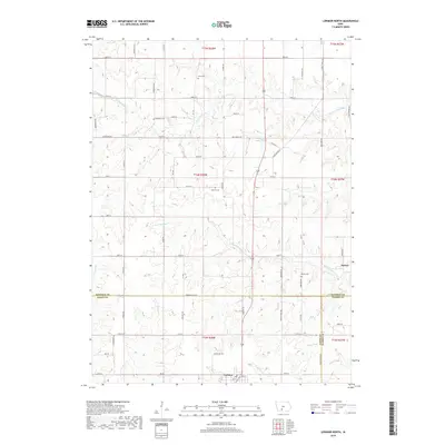 2018 Map of Lorimor North, 2018 Print