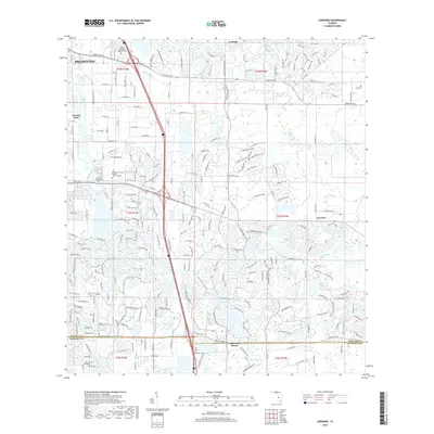 2018 Map of Lorraine, 2018 Print
