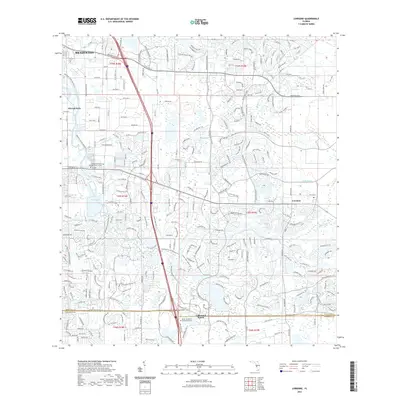 2021 Map of Lorraine, 2021 Print