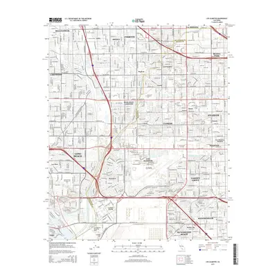 2015 Map of Los Alamitos, 2015 Print