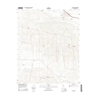 2015 Map of Los Alamos, 2015 Print