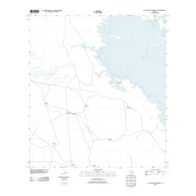 2010 Map of Los Amigos Windmill, 2010 Print