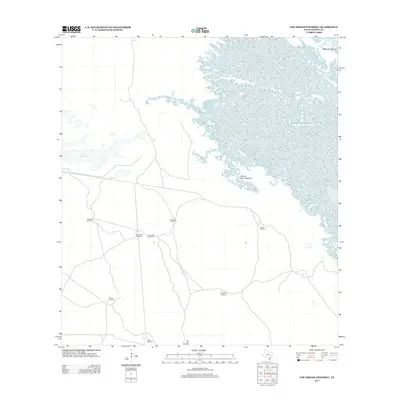 2013 Map of Los Amigos Windmill, 2013 Print