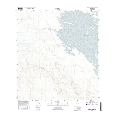 2016 Map of Los Amigos Windmill, 2016 Print