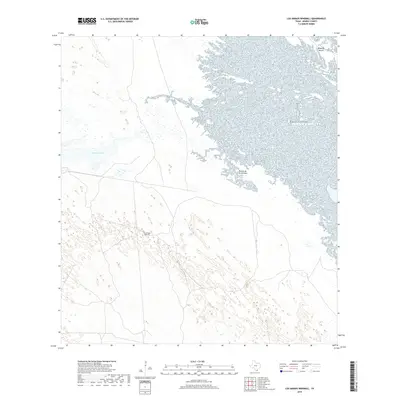 2019 Map of Los Amigos Windmill, 2019 Print
