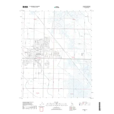 2018 Map of Los Banos, 2018 Print
