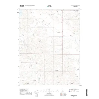 2018 Map of Los Banos Valley, 2018 Print