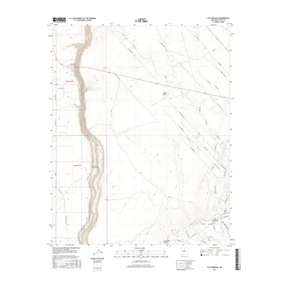 2017 Map of Los Cordovas, 2017 Print