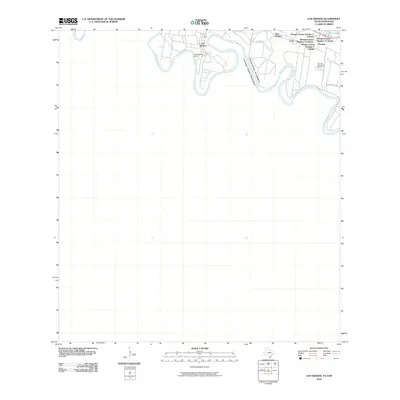2010 Map of Los Ebanos, 2010 Print