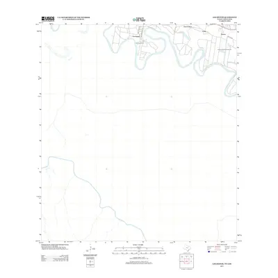 2013 Map of Los Ebanos, 2013 Print