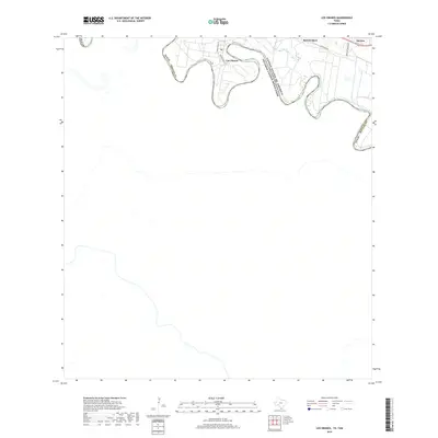 2019 Map of Los Ebanos, 2019 Print