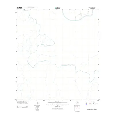 2013 Map of Los Ebanos NW, 2013 Print