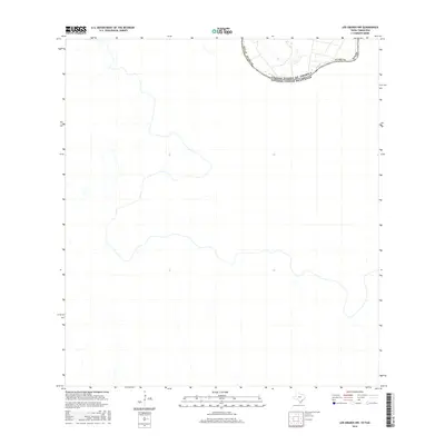 2016 Map of Los Ebanos NW, 2016 Print