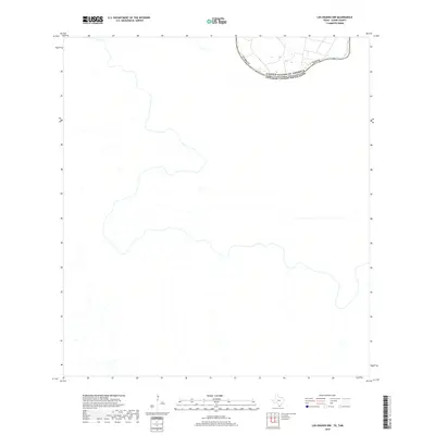 2019 Map of Los Ebanos NW, 2019 Print
