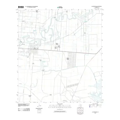 2010 Map of Los Fresnos, 2010 Print