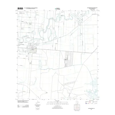 2013 Map of Los Fresnos, 2013 Print