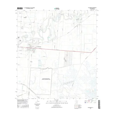 2016 Map of Los Fresnos, 2016 Print