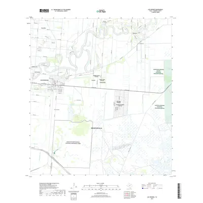 2019 Map of Los Fresnos, 2019 Print