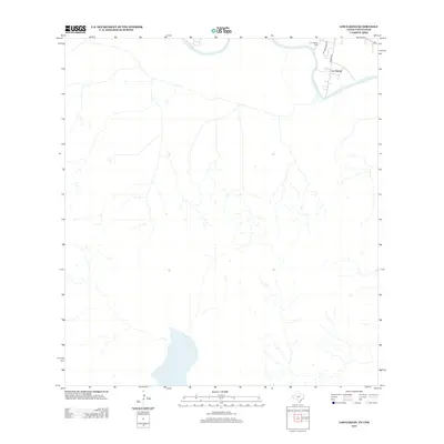2013 Map of Los Garzas, 2013 Print