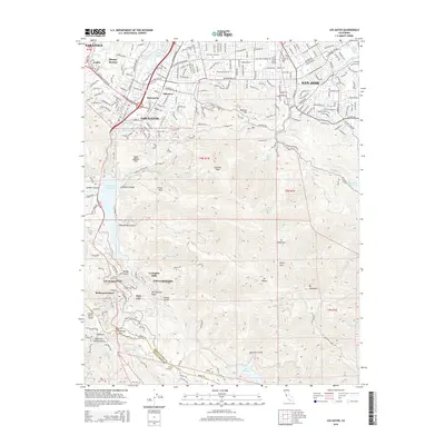 2015 Map of Los Gatos, 2015 Print