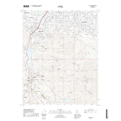 2018 Map of Los Gatos, 2018 Print