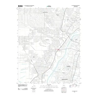 2010 Map of Los Griegos, 2010 Print