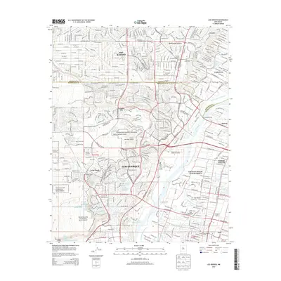 2013 Map of Los Griegos, 2013 Print