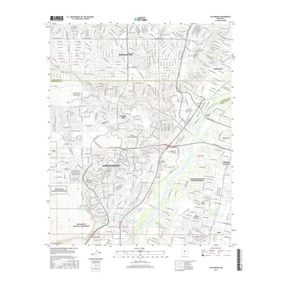 2017 Map of Los Griegos, 2017 Print