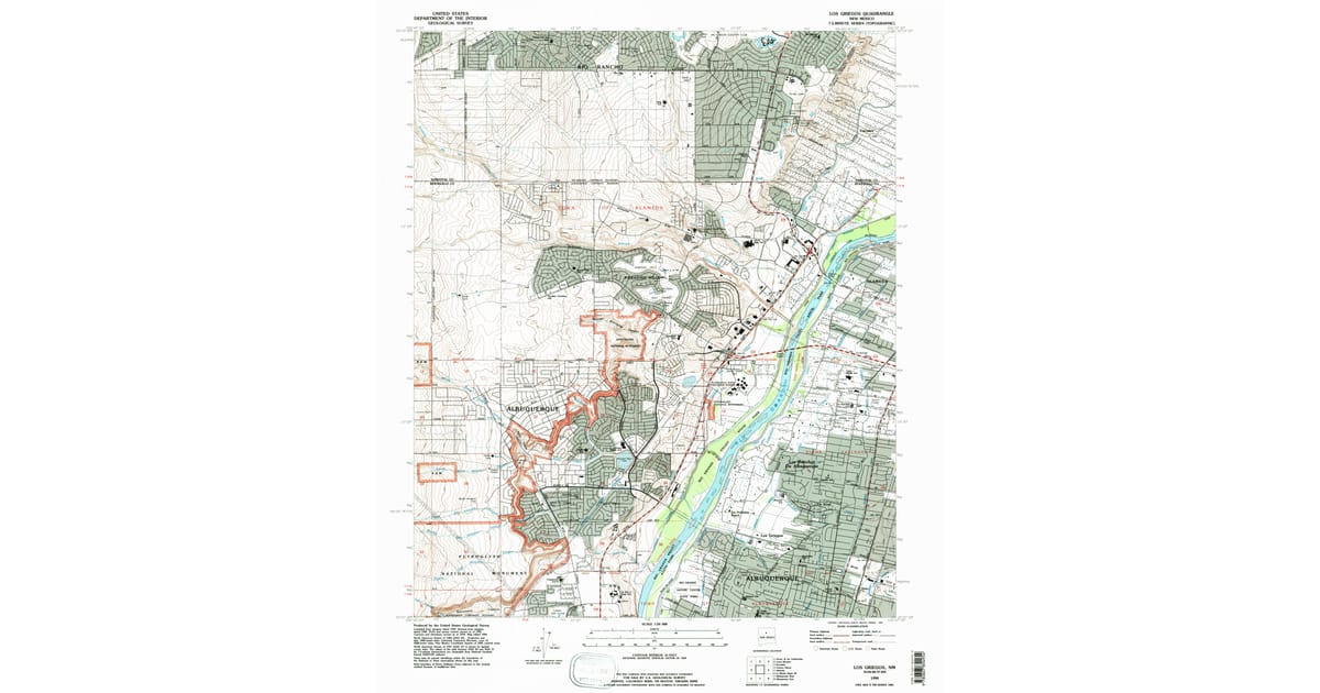 1990s Maps of Rio Rancho, NM | Pastmaps