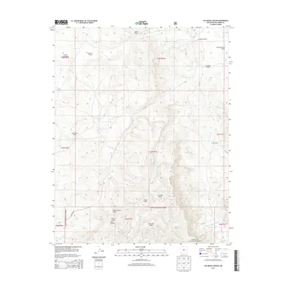 2013 Map of Los Indios Canyon, 2013 Print
